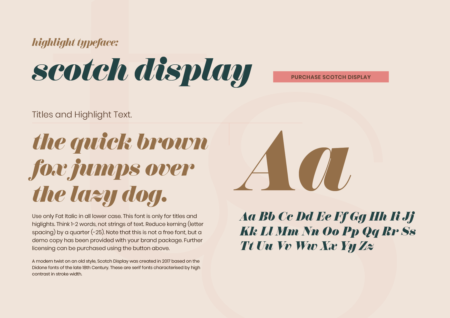 Those Sisters colour and typography system